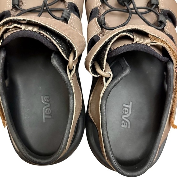Teva Flintwood Closed Toe Water Hiking Outdoor Sandals Brown Mens Size 10 - Picture 3 of 9